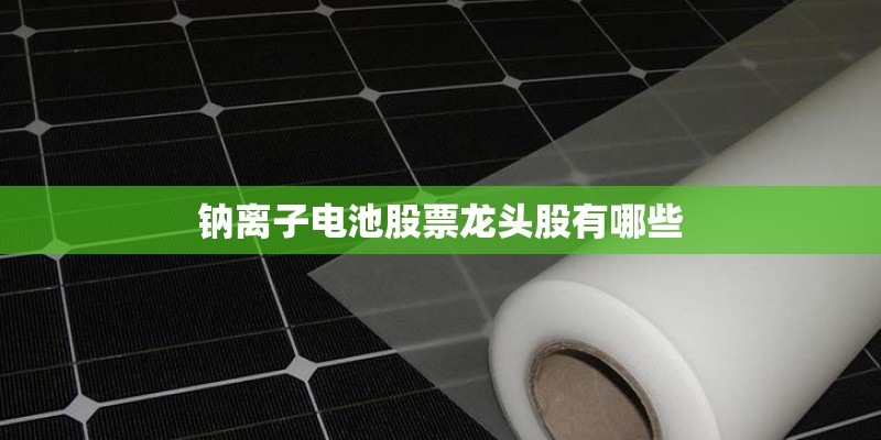 钠离子电池股票龙头股有哪些