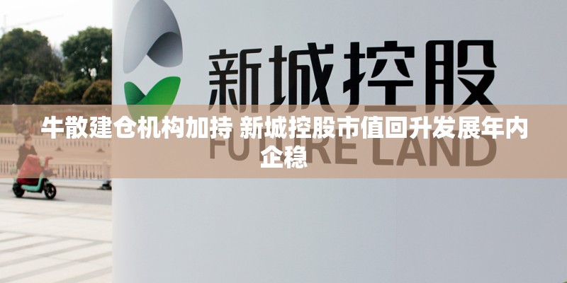 牛散建仓机构加持 新城控股市值回升发展年内企稳