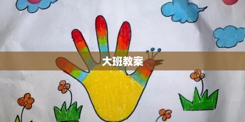 大班教案