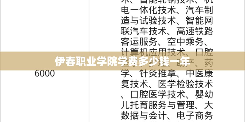 伊春职业学院学费多少钱一年 伊春职业学院学费多少钱一年