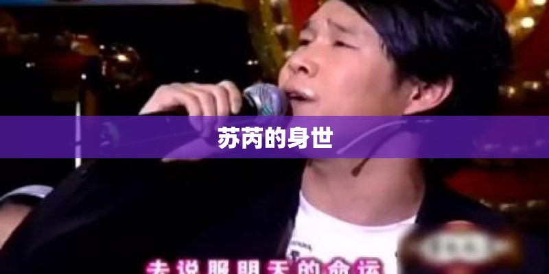 苏芮的身世