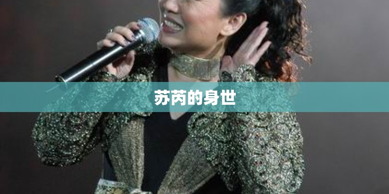 苏芮的身世