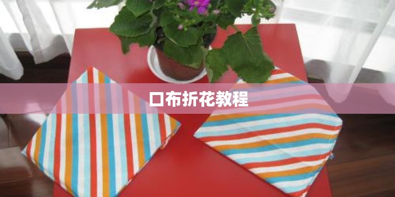 口布折花教程