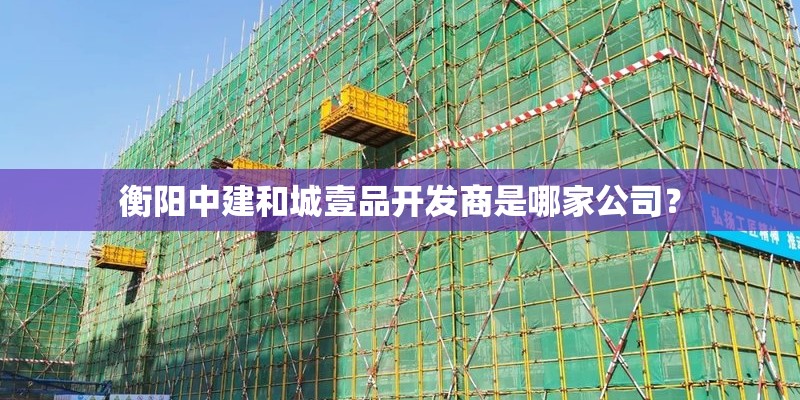 衡阳中建和城壹品开发商是哪家公司？