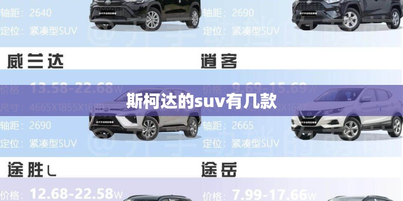 斯柯达的suv有几款