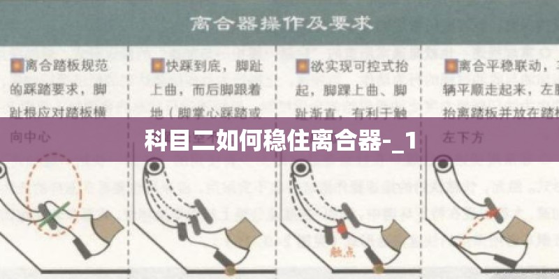 科目二如何稳住离合器-_1 科目二如何稳住离合器-_1