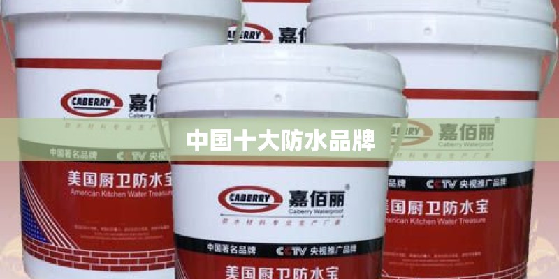 中国十大防水品牌 中国十大防水品牌