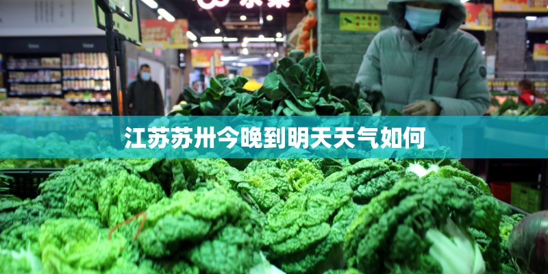 江苏苏卅今晚到明天天气如何