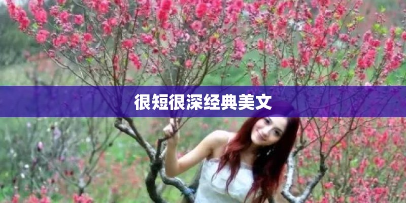 很短很深经典美文