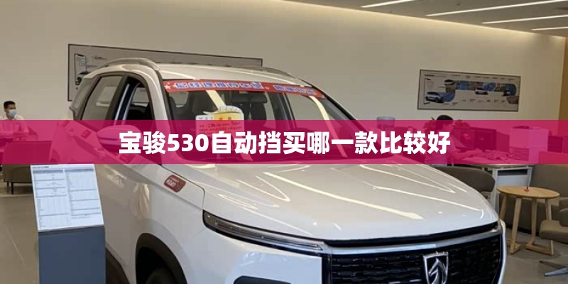 宝骏530自动挡买哪一款比较好