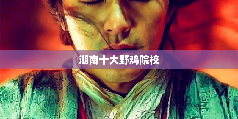 湖南十大野鸡院校 湖南十大野鸡院校