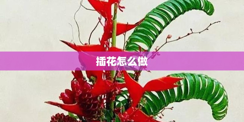 插花怎么做