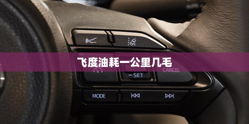 飞度油耗一公里几毛