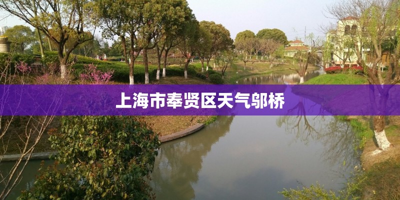 上海市奉贤区天气邬桥