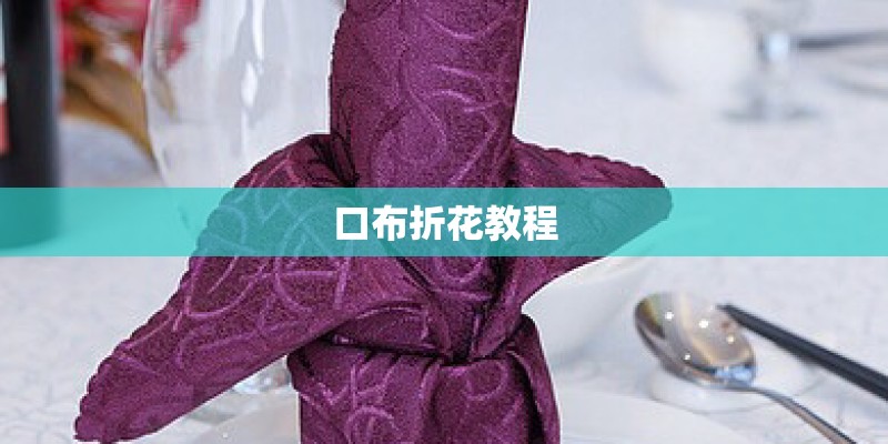 口布折花教程