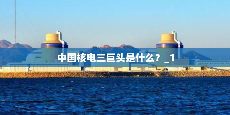 中国核电三巨头是什么？_1