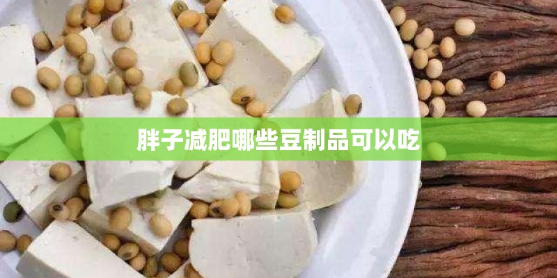 胖子减肥哪些豆制品可以吃